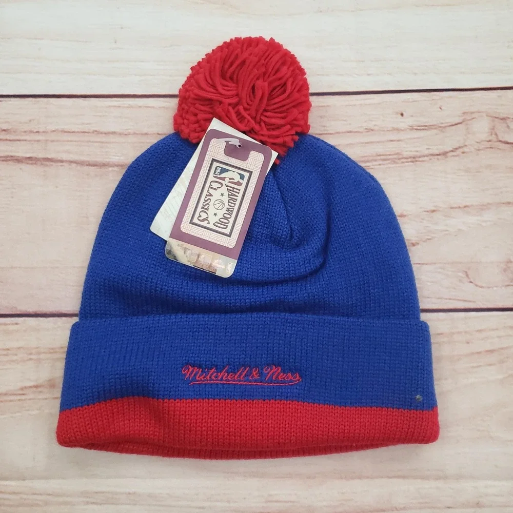 Los Angeles Clippers Hat Cap Snap Back NBA‎ Basketball Hardwood Classic Pom Pom